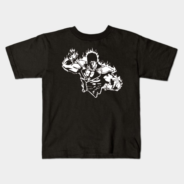 Kenshiro Hokuto no Ken Kids T-Shirt by OtakuPapercraft